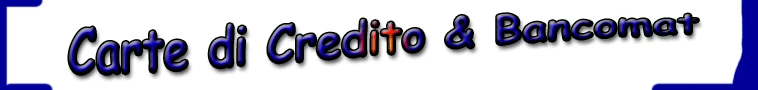 carte di pagamento, credito, prepagate, online